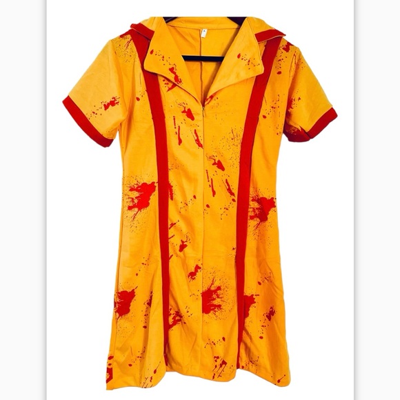 HALLOWEEN SEXY DRESS COSTUME ADULT LADIES WOMENS  Zombie HORROR  Size L - Picture 1 of 10